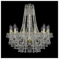 Люстра Bohemia Ivele Crystal 1409 1409/12/195/h-63/G, E14, 480 Вт