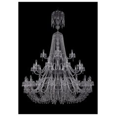 Люстра Bohemia Ivele Crystal 1410 1410/20+10+5/530/XL-200/3d/Ni/V0300, E14, 1400 Вт