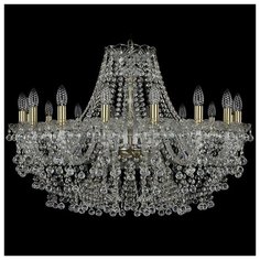 Люстра Bohemia Ivele Crystal 1409 1409/16/300/Pa, E14, 640 Вт