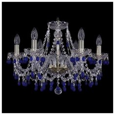 Люстра Bohemia Ivele Crystal 1410 1410/6/195/G/V3001, E14, 240 Вт