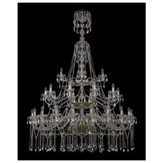 Люстра Bohemia Ivele Crystal 1413 1413/20+10+5/530/XL-201/3d/G, E14, 1400 Вт