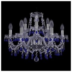 Люстра Bohemia Ivele Crystal 1410 1410/6+3/195/Ni/V3001, E14, 360 Вт