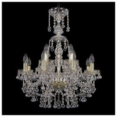 Люстра Bohemia Ivele Crystal 1409 1409/8/195/XL-68/G, E14, 320 Вт
