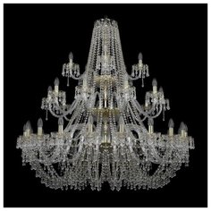 Люстра Bohemia Ivele Crystal 1410 1410/20+10+5/460/3d/G/V0300, E14, 1400 Вт