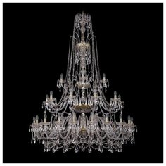 Люстра Bohemia Ivele Crystal 1411 1411/20+10+5/530/XL-202/3d/G, E14, 1400 Вт