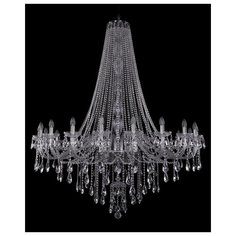 Люстра Bohemia Ivele Crystal 1415 1415/20/530/h-180/Ni, E14, 800 Вт