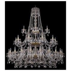 Люстра Bohemia Ivele Crystal 1411 1411/20+10+5/530/3d/G, E14, 1400 Вт