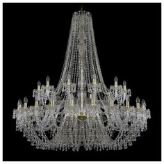 Люстра Bohemia Ivele Crystal 1410 1410/24+12/530/h-156/G/V0300, E14, 1440 Вт