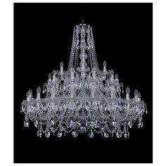 Люстра Bohemia Ivele Crystal 1411 1411/20+10+5/400/2d/Ni, E14, 1400 Вт
