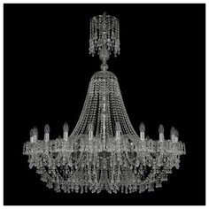 Люстра Bohemia Ivele Crystal 1410 1410/20/400/XL-130/Ni/V0300, E14, 800 Вт