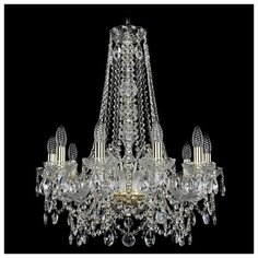 Люстра Bohemia Ivele Crystal 1411 1411/10/195/h-70/G, E14, 400 Вт