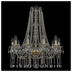 Люстра Bohemia Ivele Crystal 1413 1413/10/220/h-76/G, E14, 400 Вт