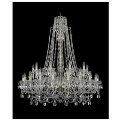 Люстра Bohemia Ivele Crystal 1411 1411/20+10/400/XL-130/G, E14, 1200 Вт