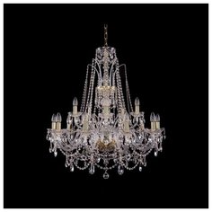 Люстра Bohemia Ivele Crystal 1411 1411/10+5/300/G, E14, 600 Вт