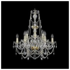 Люстра Bohemia Ivele Crystal 1411 1411/6+3/195/XL-65/G, E14, 360 Вт