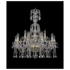 Люстра Bohemia Ivele Crystal 1413 1413/10+5/220/XL-74/G, E14, 600 Вт