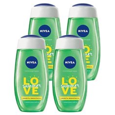 Гель для душа Nivea Свежесть лемонграсса, 250 мл, 4 шт.