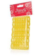 Классические бигуди Ameli 3036207 (18 мм) 6 шт. желтый