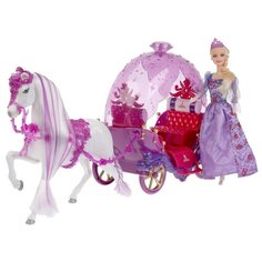 Кукла Shantou Gepai с каретой и лошадью, B1801820