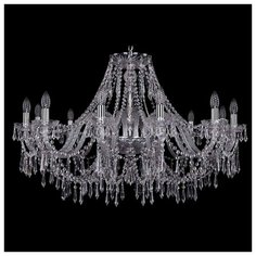 Люстра Bohemia Ivele Crystal 1403/12/360/Ni, E14, 480 Вт
