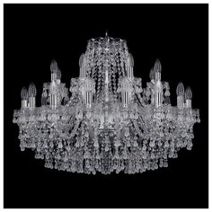 Люстра Bohemia Ivele Crystal 1410/16+8/300/Ni/V0300, E14, 960 Вт