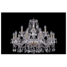 Люстра Bohemia Ivele Crystal 1413/10+5/300/Pa, E14, 600 Вт