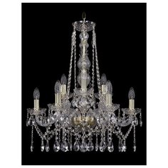 Люстра Bohemia Ivele Crystal 1413/6+3/200/h-66/G, E14, 360 Вт