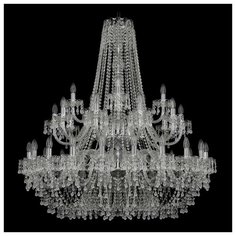 Люстра Bohemia Ivele Crystal 1410/20+10+5/400/2d/Ni/V0300, E14, 1400 Вт
