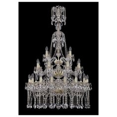 Люстра Bohemia Ivele Crystal 1413/16+8+4/300/XL-134/3d/G, E14, 1120 Вт