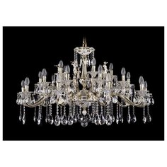 Люстра Bohemia Ivele Crystal 1709 1709/25+5/410/A/GW/Girl, E14, 1200 Вт