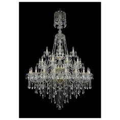 Люстра Bohemia Ivele Crystal 1415 1415/20+10+5/400/XL-180/3d/G, E14, 1400 Вт