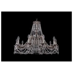 Люстра Bohemia Ivele Crystal 1771 1771/10/270/C/NB, E14, 400 Вт