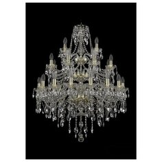 Люстра Bohemia Ivele Crystal 1415 1415/16+8+4/300/3d/G, E14, 1120 Вт
