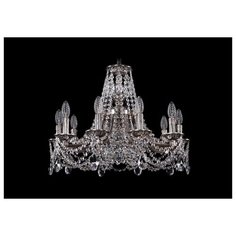 Люстра Bohemia Ivele Crystal 1771 1771/10/190/C/NB, E14, 400 Вт