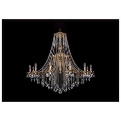 Люстра Bohemia Ivele Crystal 1771 1771/12/410/B/FP, E14, 480 Вт