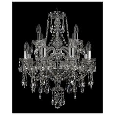 Люстра Bohemia Ivele Crystal 1415 1415/8+4/165/2d/Ni, E14, 480 Вт