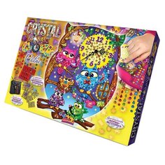 Danko Toys Набор для творчества Настольные часы своими руками Crystal Mosaic Clock Сова (CMC-01-02)