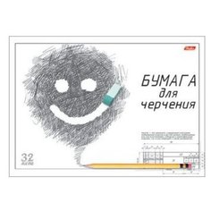 Альбом для черчения Hatber Смайлик 29.7 х 21 см (A4), 190 г/м², 32 л.