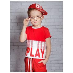 Футболка Nota Bene размер 128, красный