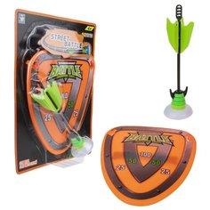 Игровой набор 1TOY Street Battle (Т17364) оранжевый/коричневый/зеленый