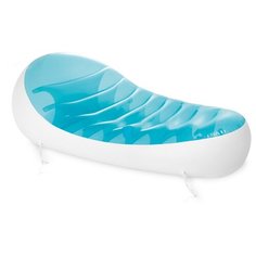 Матрас Intex Petal Lounge 124x193 см белый/голубой