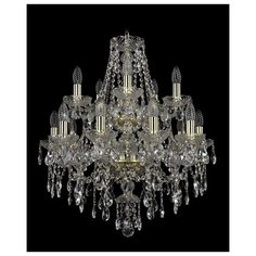 Люстра Bohemia Ivele Crystal 1415/10+5/200/2d/G, E14, 600 Вт