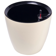 Горшок акиби Комфорт с автополивом, ПИ-33, 27х28 см кремовый