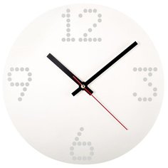 Часы настенные кварцевые Дубравия Цифры белый