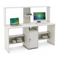 Письменный стол Владимирская мебельная фабрика Форест-17, 164х60 см, цвет: белый