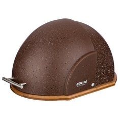 Хлебница Agness 938-051/938-052 коричневый