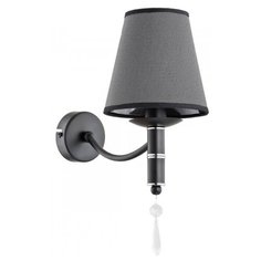 Настенный светильник Alfa Abil Black Silver 22960, 40 Вт