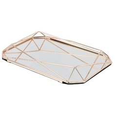 Поднос Lefard 06-248 зеркальный/золотистый