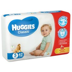 Huggies подгузники Classic 5 (11-25 кг) 42 шт.