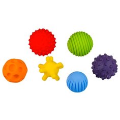 Развивающая игрушка FANCY Тактилики голубой/красный/желтый/зеленый/оранжевый/фиолетовый